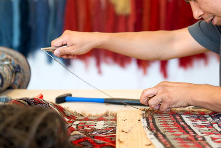 Hochwertige Teppichreparatur